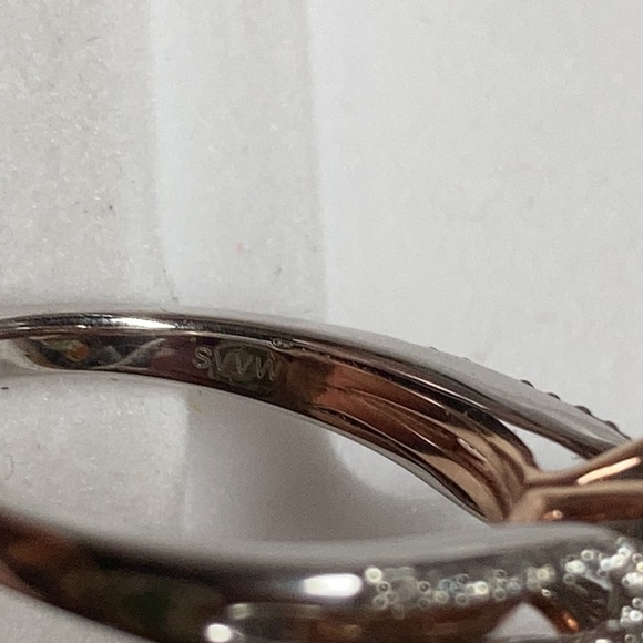 Vera Wang 14K Diamond Ring - Picture 6 of 9